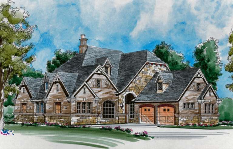 House Plan House Plan #16333 Front Rendering