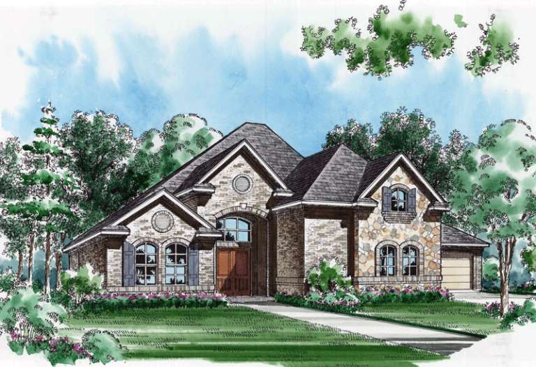 House Plan House Plan #16342 Front Rendering