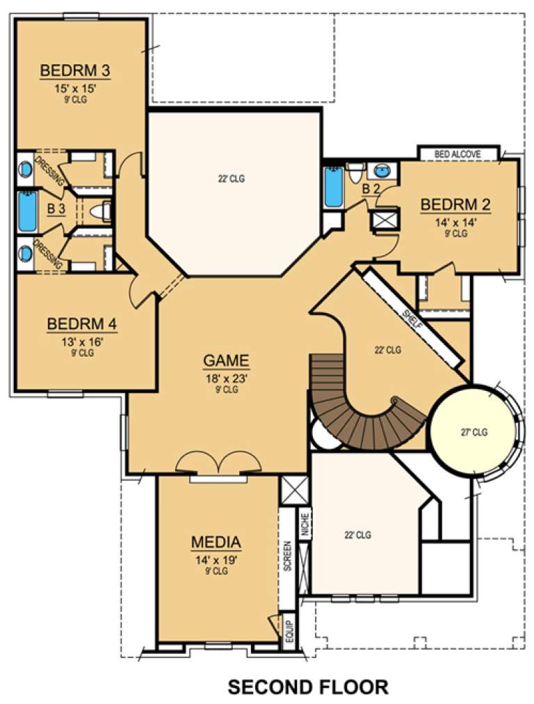 House Plan House Plan #16372 Drawing 2
