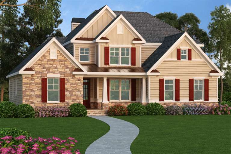 House Plan House Plan #16428 Front Elevation