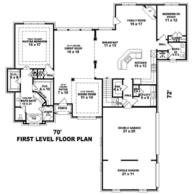 House Plan House Plan #16449 Drawing 1