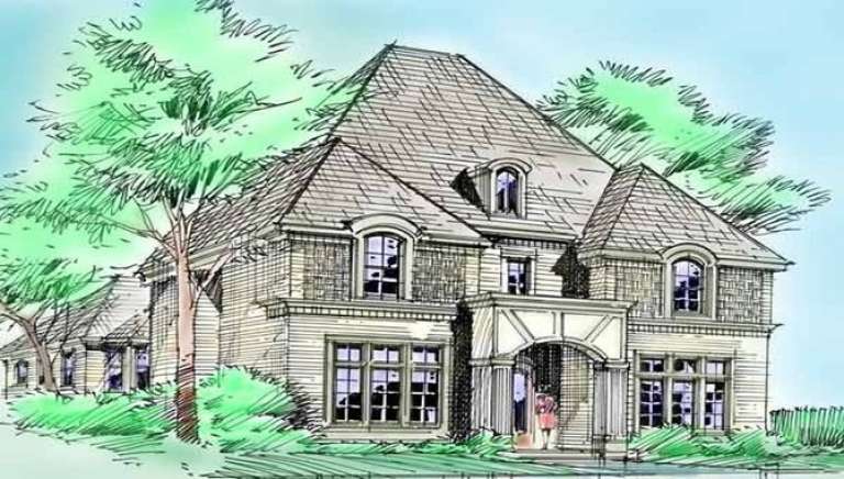 House Plan House Plan #16453 Front Rendering