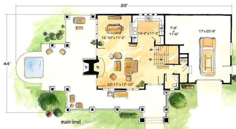 House Plan House Plan #16463 Drawing 1