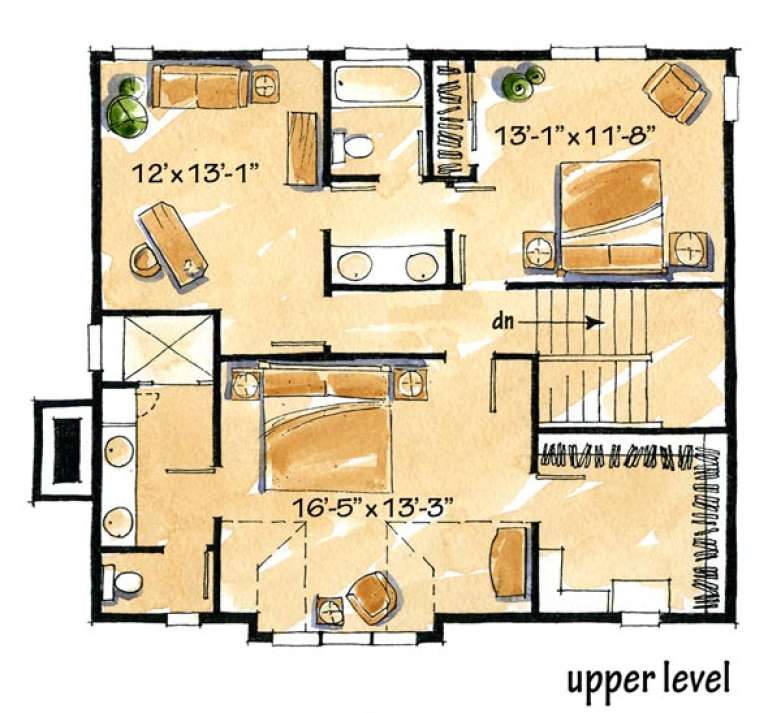 House Plan House Plan #16463 Drawing 2