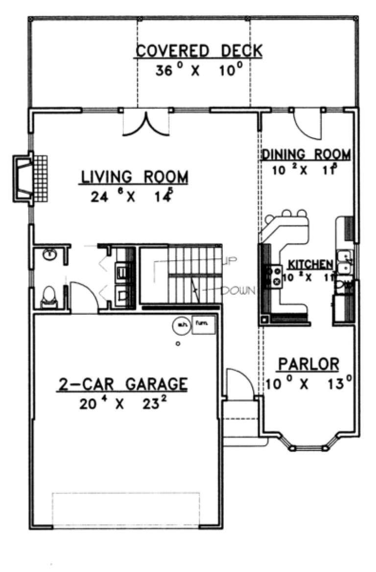 House Plan House Plan #1656 Drawing 2