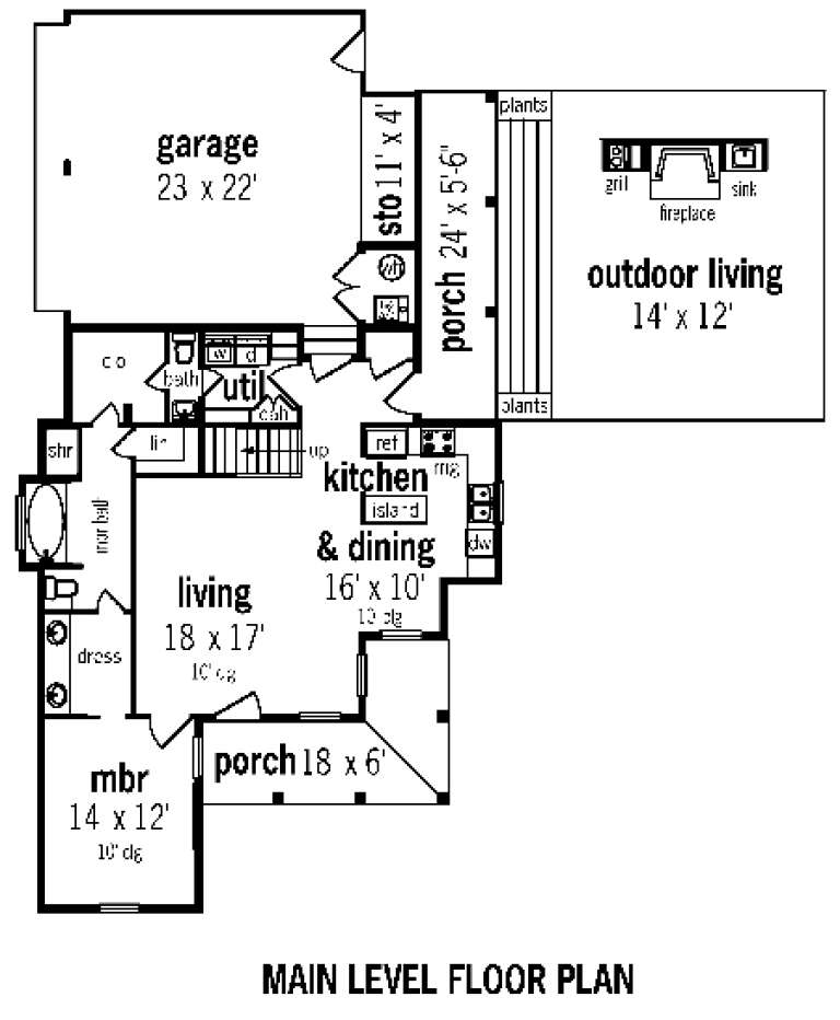 House Plan House Plan #1660 Drawing 1