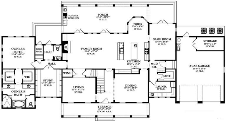 House Plan House Plan #16616 Drawing 1