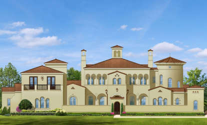 Luxury House Plan #3978-00012 Elevation Photo