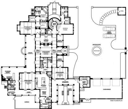 Floorplan 1 for House Plan #3978-00012