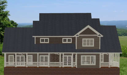 Country House Plan #6849-00004 Elevation Photo