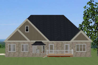 Craftsman House Plan #6849-00006 Elevation Photo