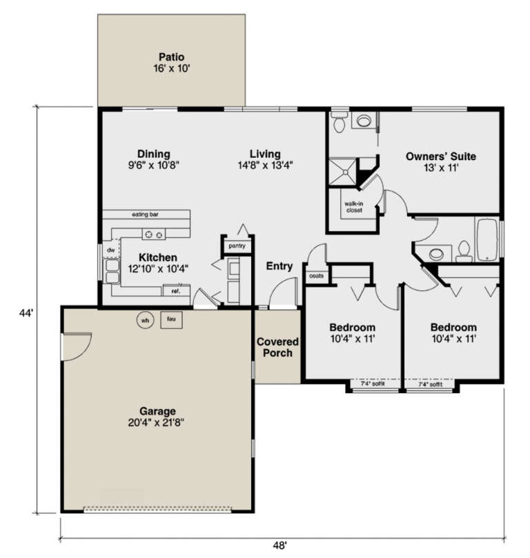 House Plan House Plan #16730 Drawing 1