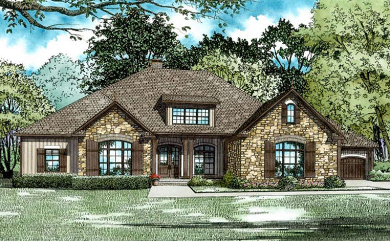 House Plan House Plan #16803 Front Elevation