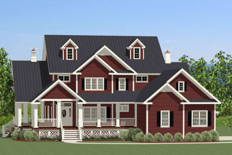 House Plan House Plan #16810 Front Elevation