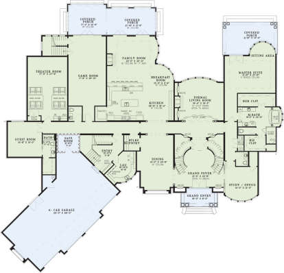 Main Floor  for House Plan #110-01023
