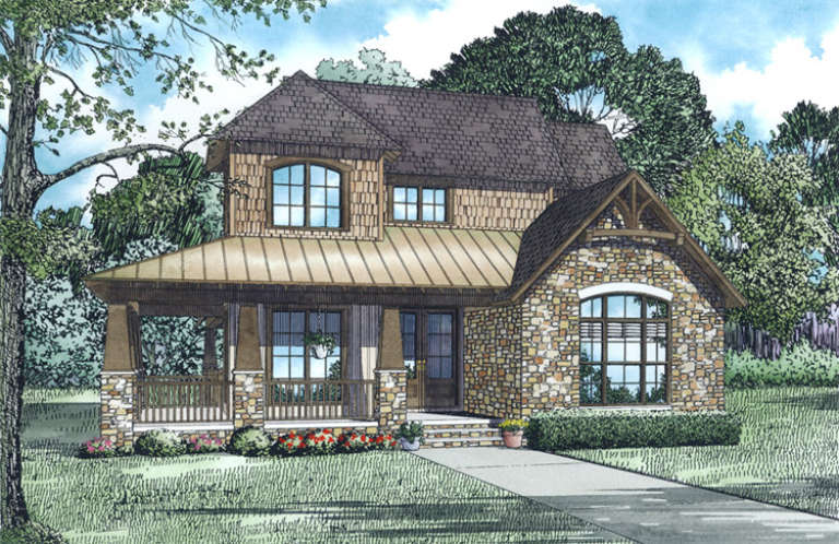 House Plan House Plan #16864 Front Elevation