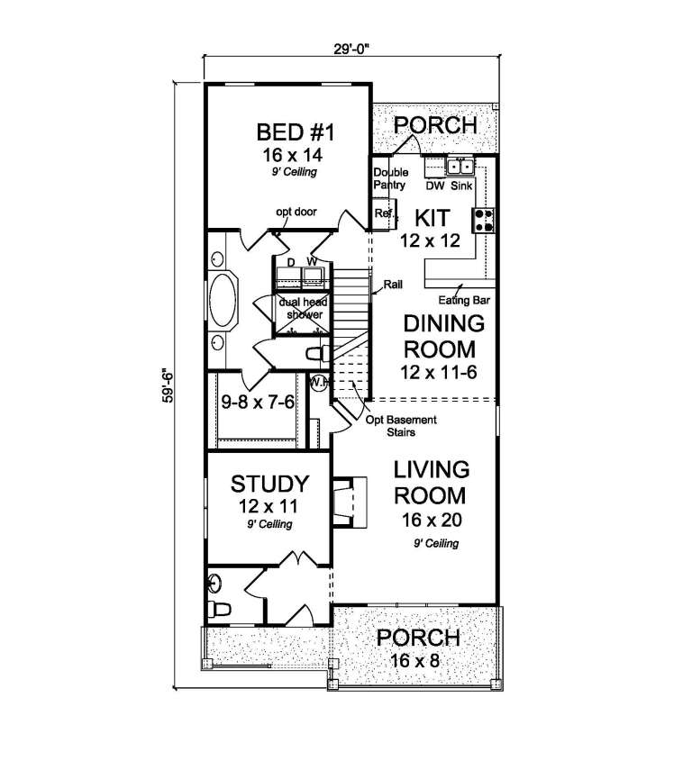 House Plan House Plan #16894 Drawing 1