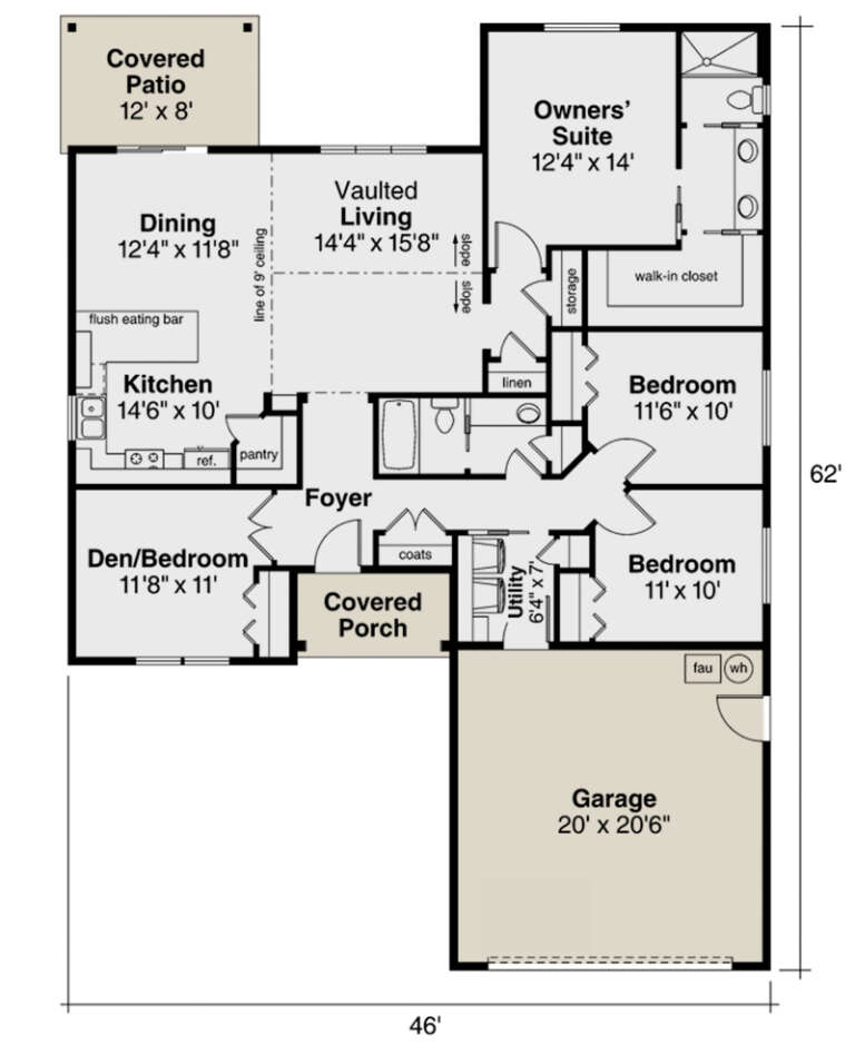 House Plan House Plan #16903 Drawing 1
