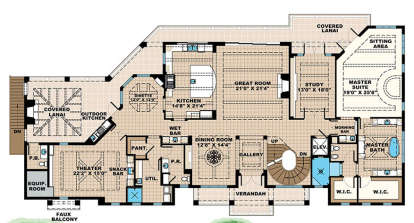 Floorplan 2 for House Plan #1018-00217