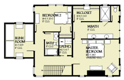 Floorplan 2 for House Plan #1637-00113