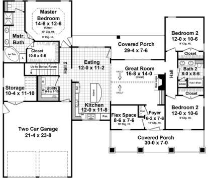 Main Floor for House Plan #348-00242
