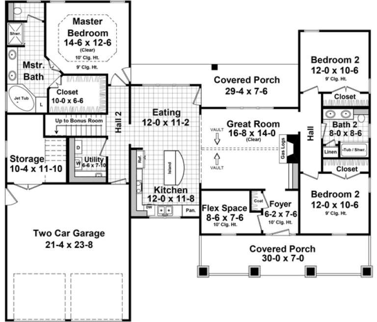 House Plan House Plan #16911 Drawing 1