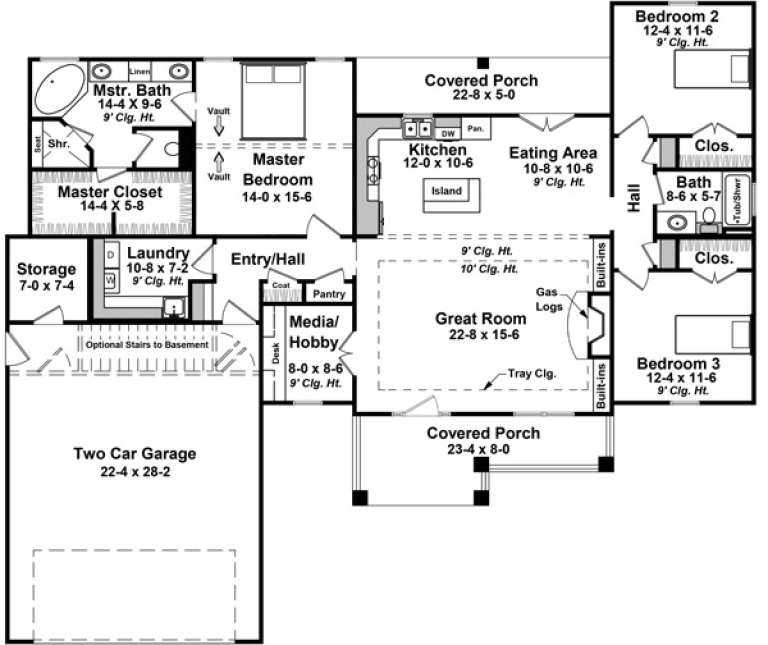 House Plan House Plan #16912 Drawing 1