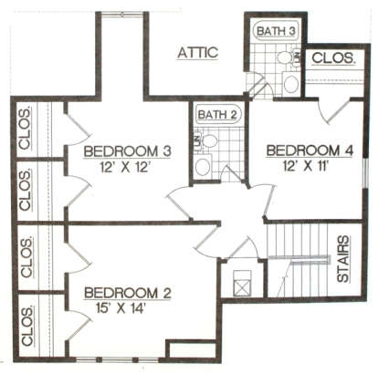 Floorplan 2 for House Plan #048-00239