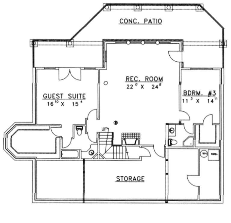 House Plan House Plan #1703 Drawing 1