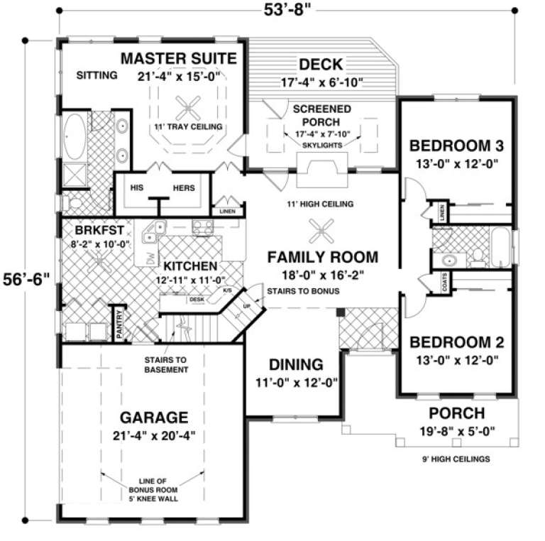 House Plan House Plan #17067 Drawing 1