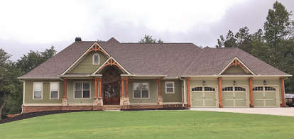 Craftsman House Plan #286-00064 Elevation Photo