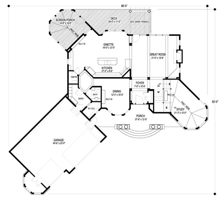 House Plan House Plan #17107 Drawing 1