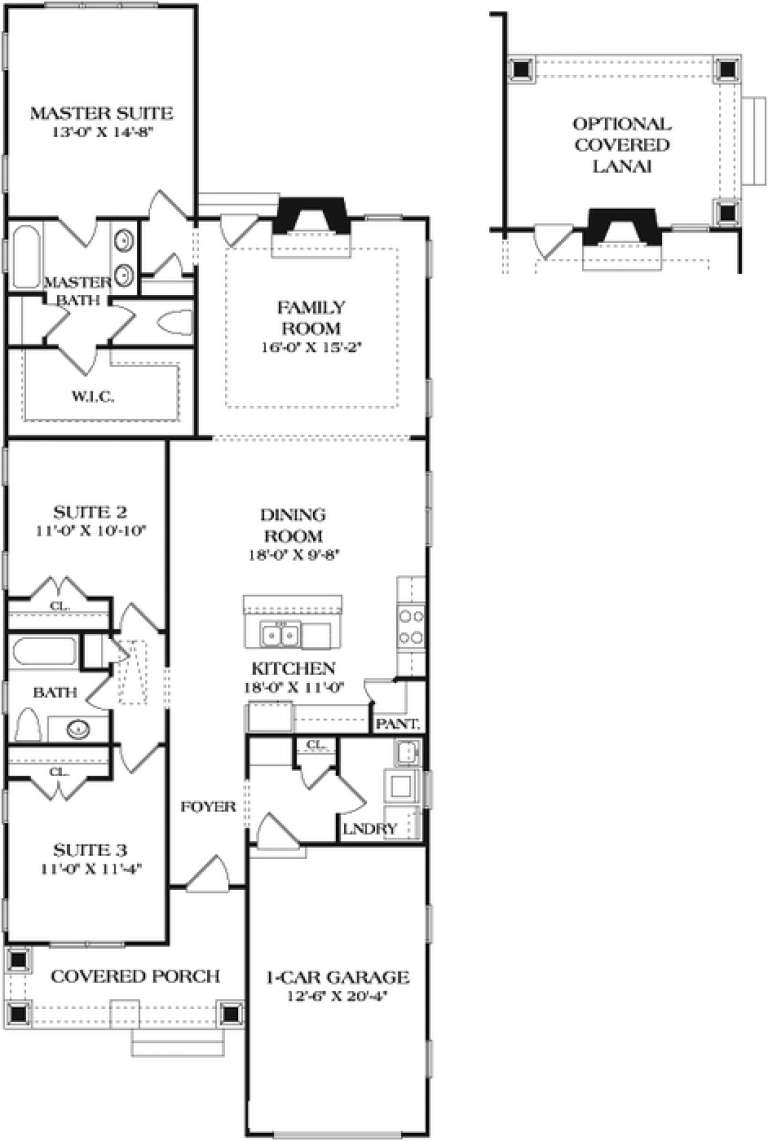 House Plan House Plan #17116 Drawing 1