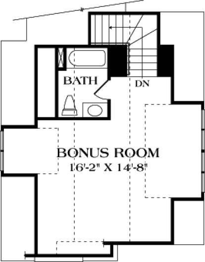 Bonus Floor Plan for House Plan #3323-00621