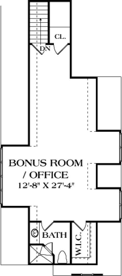 Bonus Floor Plan for House Plan #3323-00625