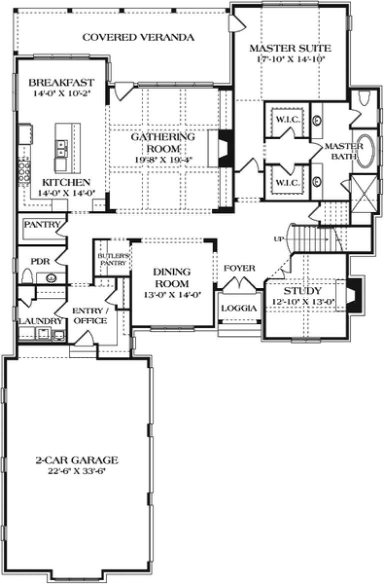 House Plan House Plan #17160 Drawing 1