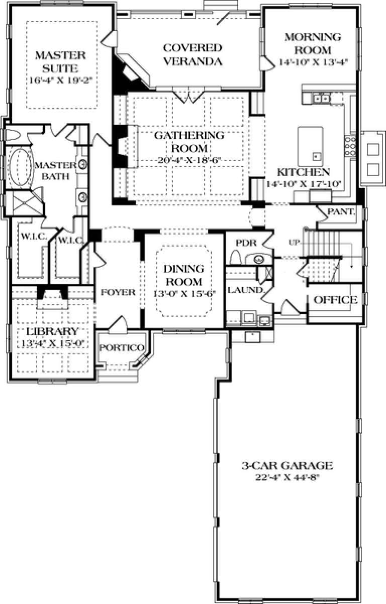 House Plan House Plan #17163 Drawing 1