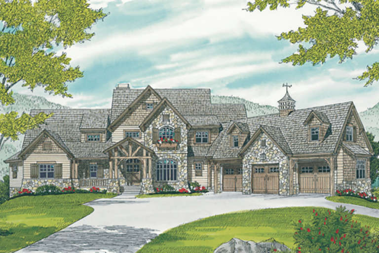 House Plan House Plan #17170 Front Elevation
