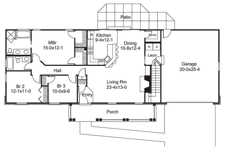 House Plan House Plan #17198 Drawing 1