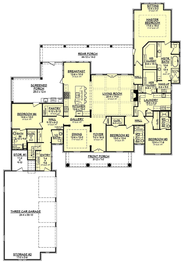 House Plan House Plan #17223 Drawing 1