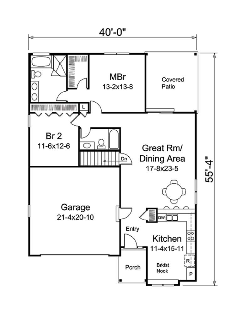 House Plan House Plan #17269 Drawing 1