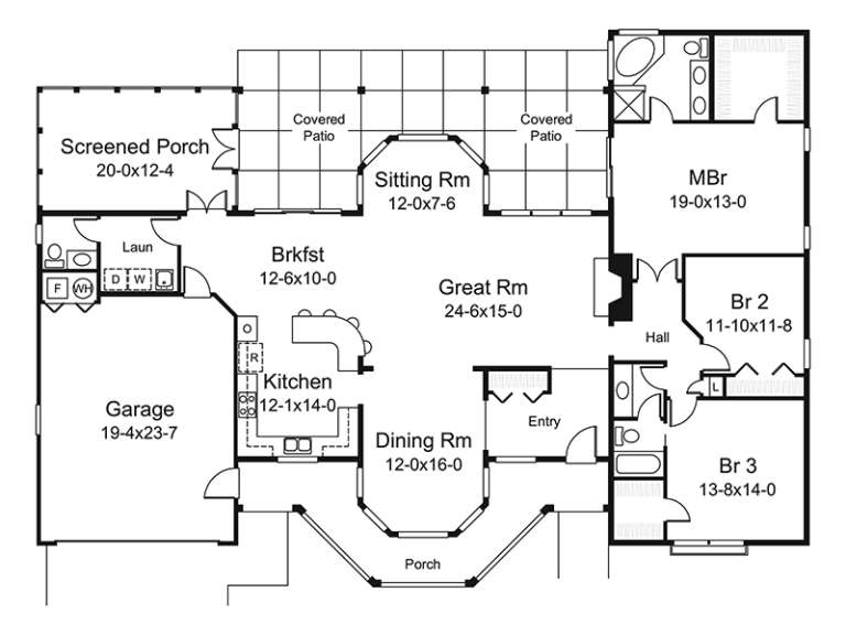 House Plan House Plan #17279 Drawing 1