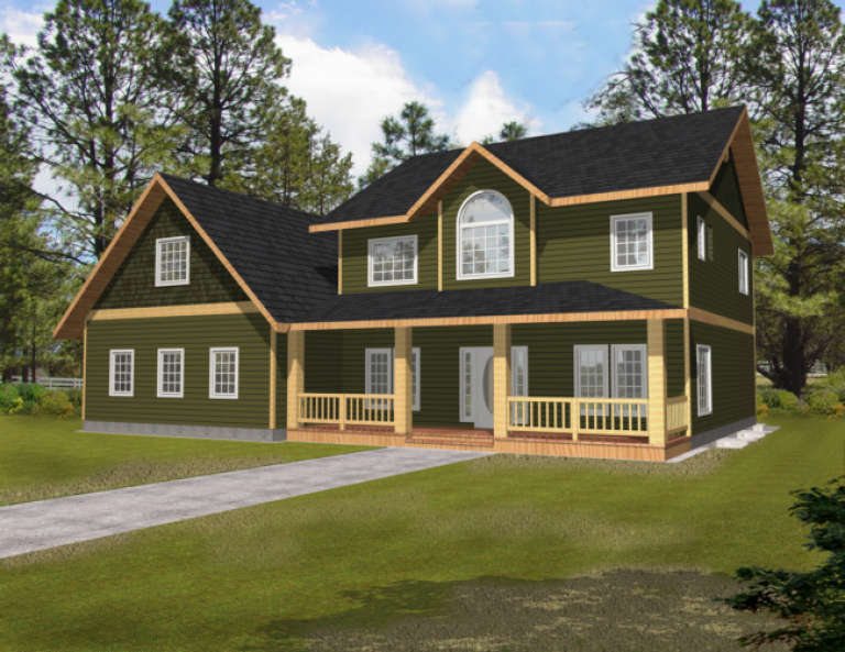House Plan House Plan #1729 Front Elevation