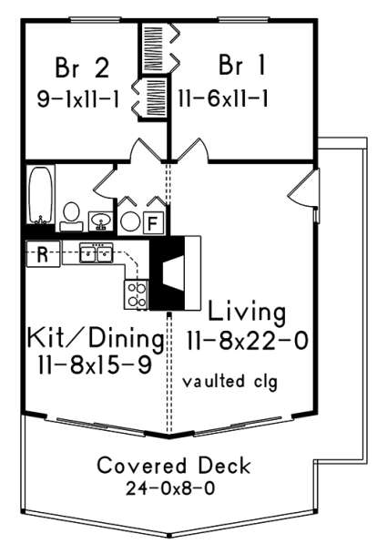 Main Floor Plan for House Plan #5633-00321