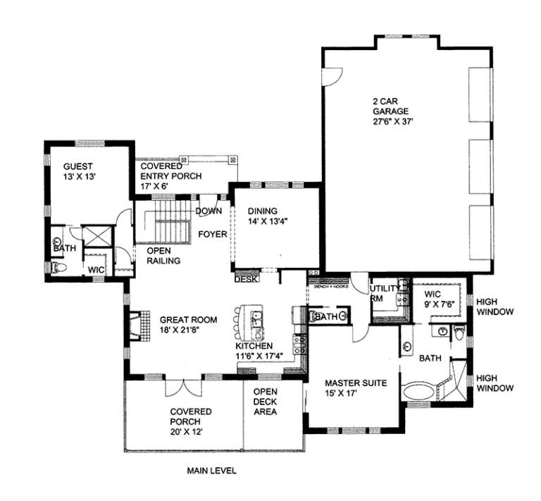 House Plan House Plan #17340 Drawing 1