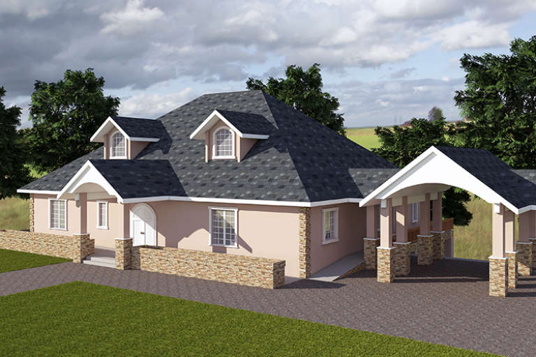 House Plan House Plan #17351 Front Elevation