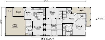 Main Floor for House Plan #009-00272