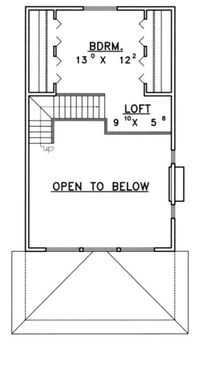 Second Floor for House Plan #039-00386
