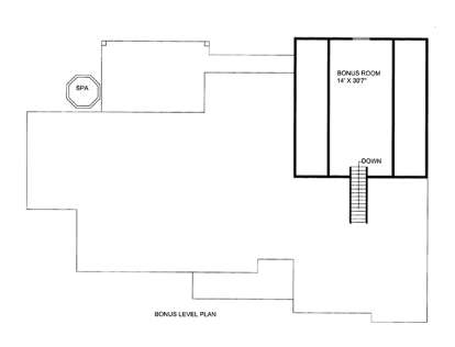 Bonus Floor Plan for House Plan #039-00609