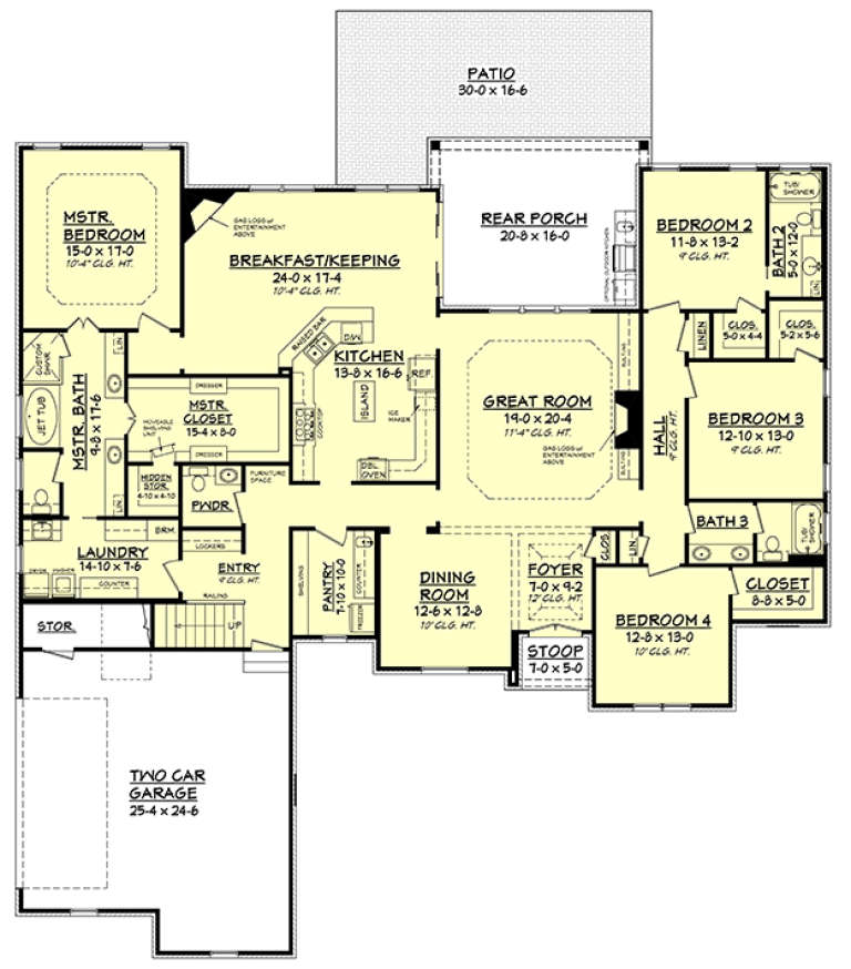 House Plan House Plan #17398 Drawing 1